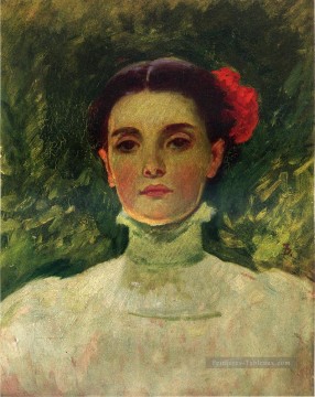  Duveneck Peintre - Portrait de Maggie Wilson portrait Frank Duveneck
